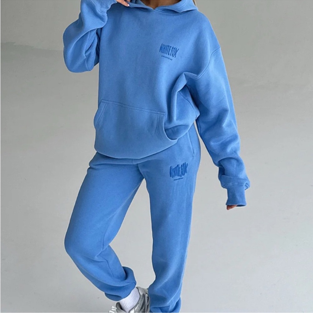 White Fox Sweat Set